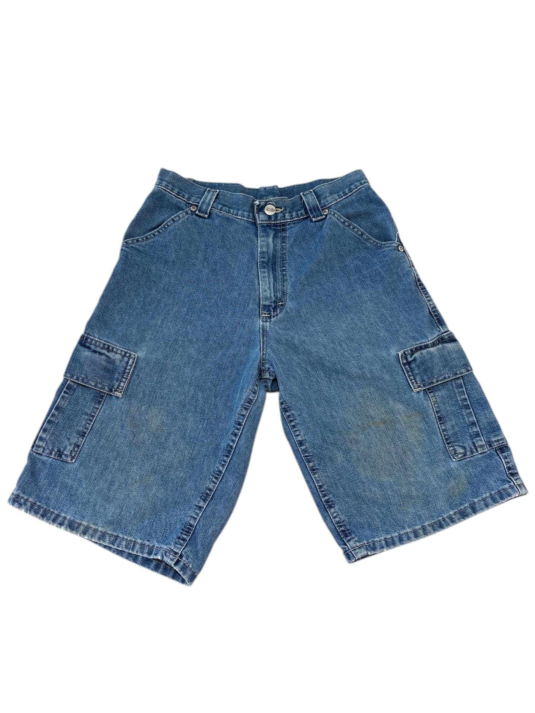Vintage 90s Lee Pipes Denim Cargo Shorts - Etsy