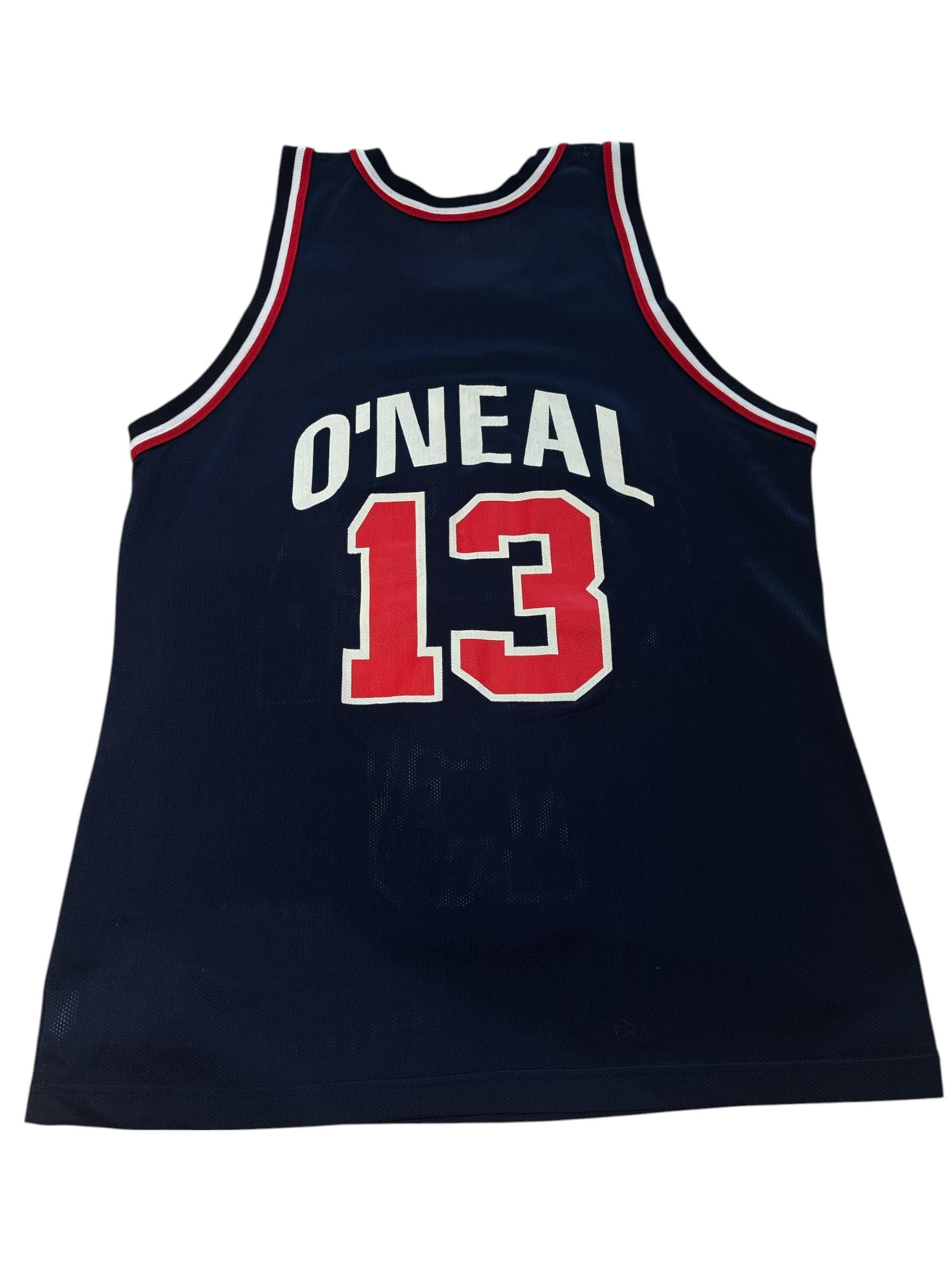 USA O'Neal 13 ユニフォーム 44サイズ Vintage 1996 #13 Shaquille O'neal Team USA Basketball Champion