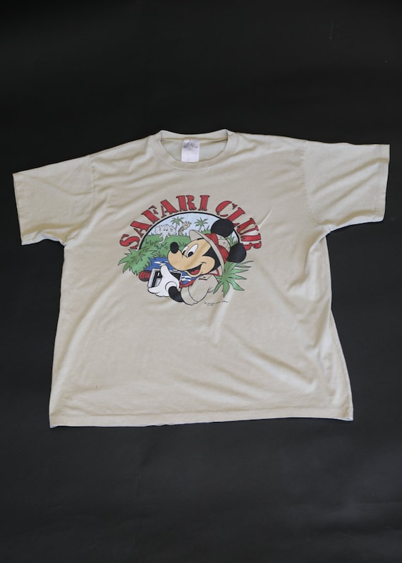 Vintage Mickey Mouse Collection by Allison MFG Safari Club T-shirt