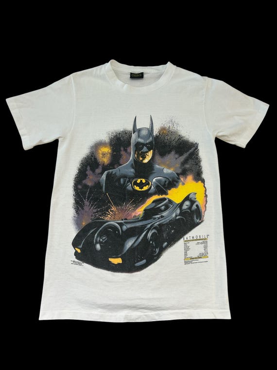 Vintage 1989 Batman Batmobile DC Comics T-shirt - Etsy