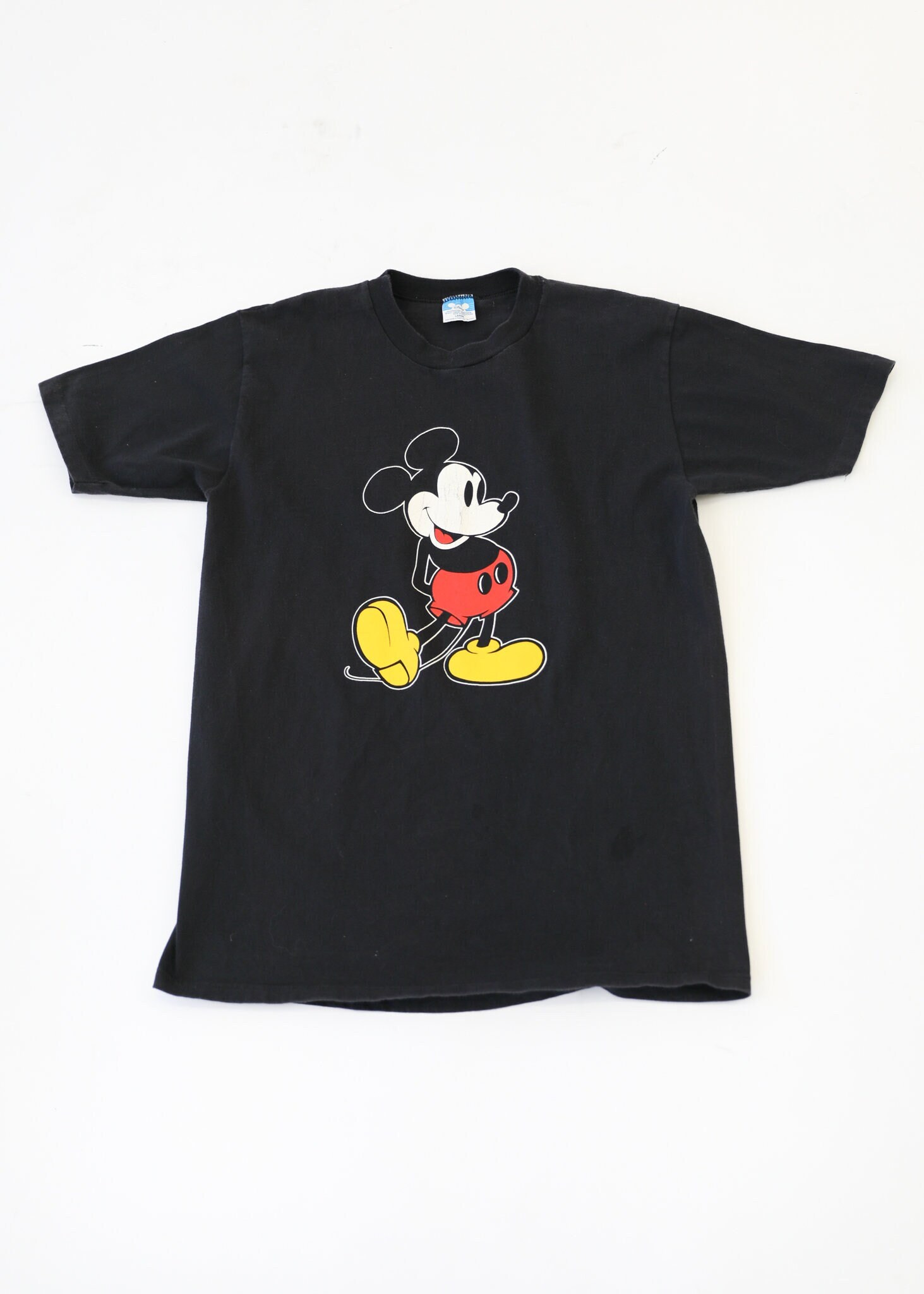 ヴィンテージ ミッキーマウス フェイス Tシャツ - Etsy 日本
