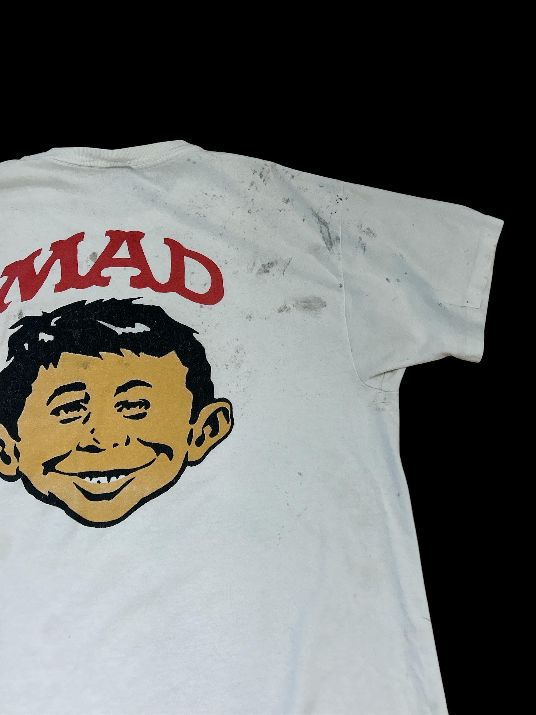 Vintage 90s MAD Magazine Distressed T-shirt - Etsy