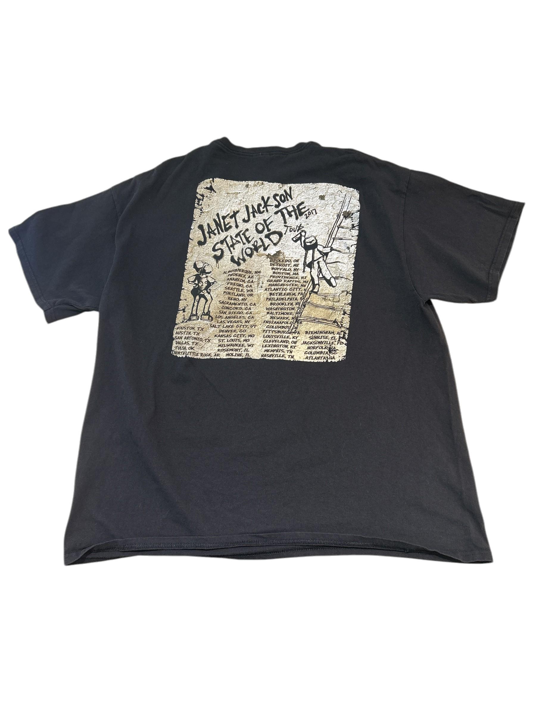 2017 Janet Jackson State of the World Tour T-shirt - Etsy