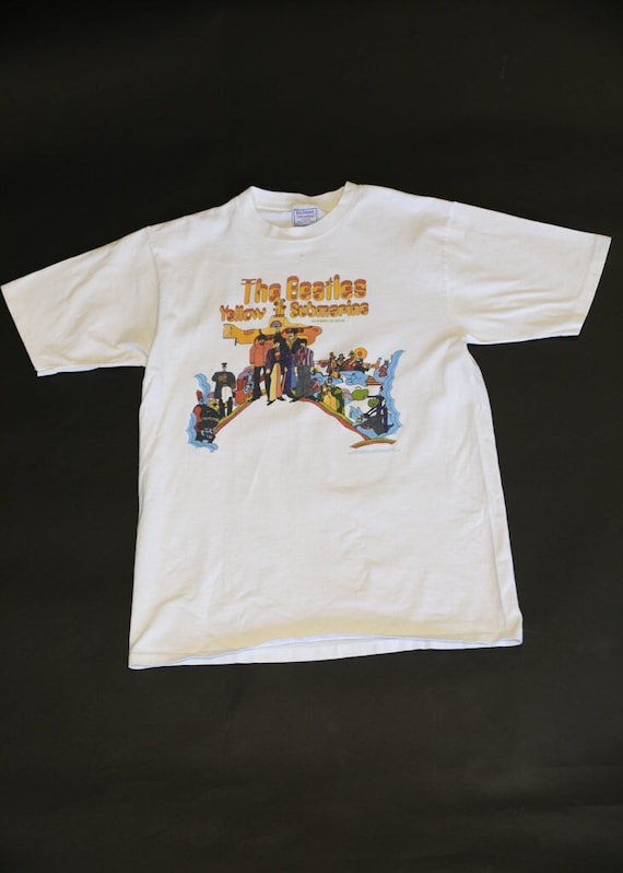 90s The Beatles Yellow Submarine Tシャツ Vintage 90's Beatles Yellow Submarine T-Shirt Fab Four