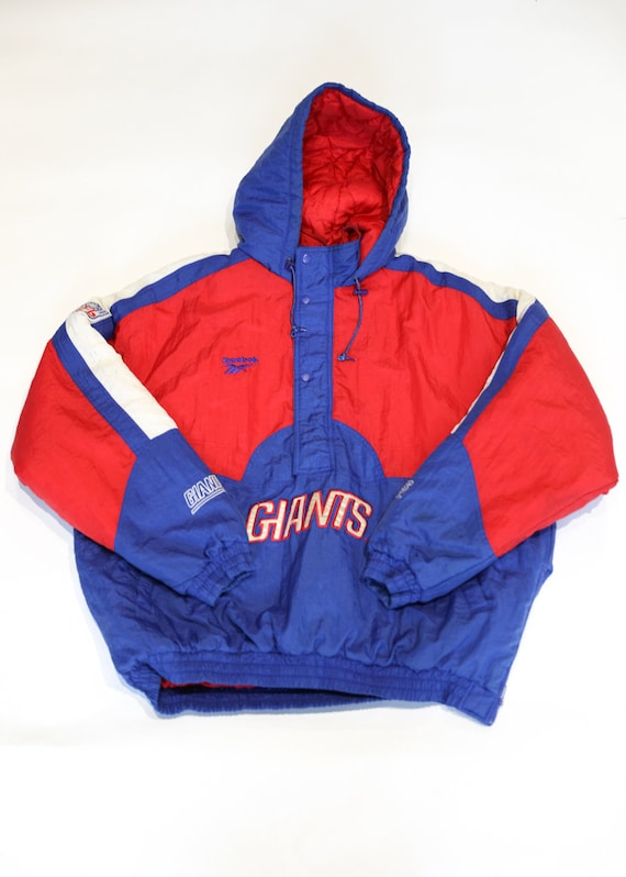 New York Giants Starter ジャケット Lサイズ Vintage Giants Reebok Starter Jacket - Etsy