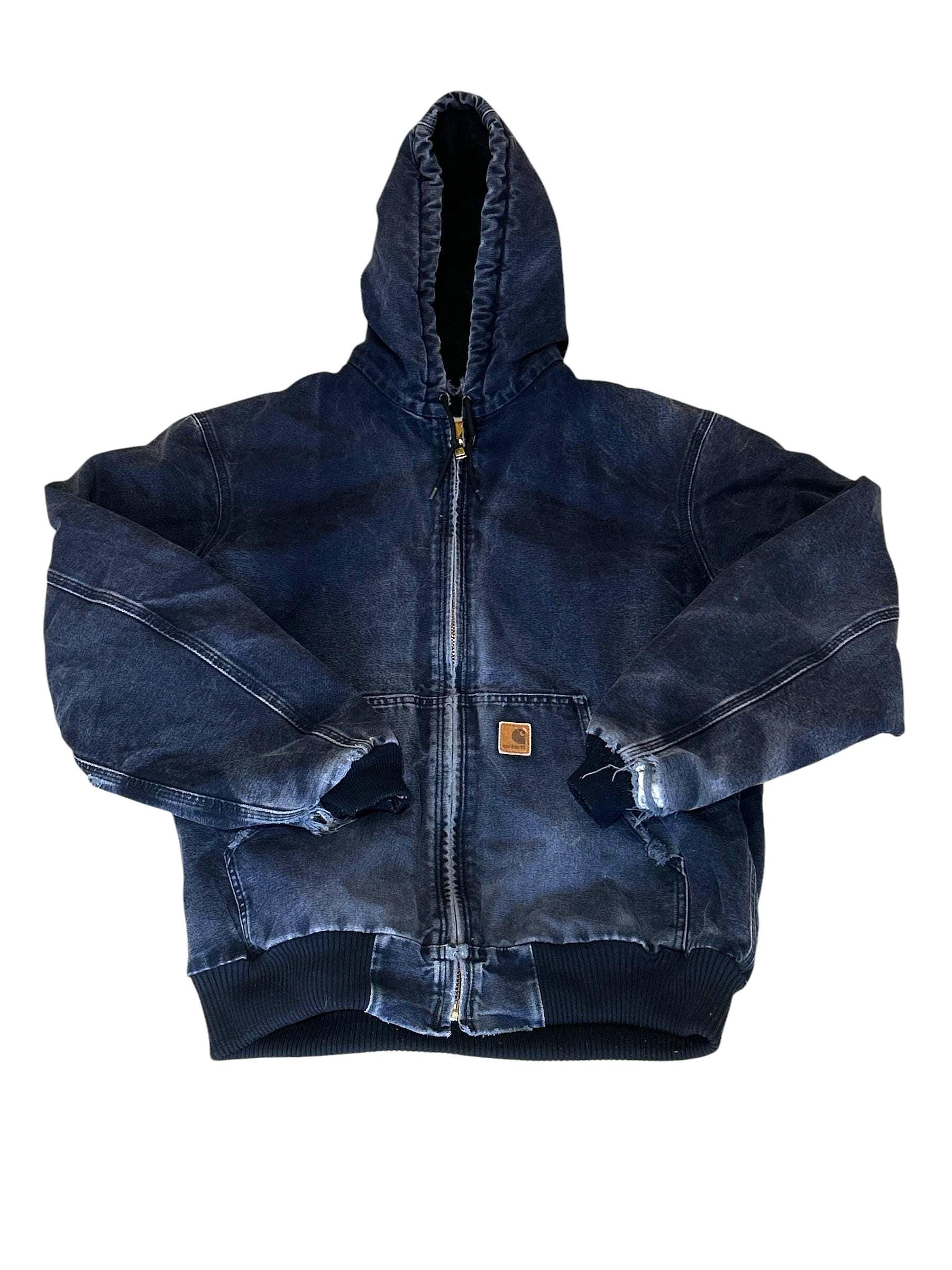 ジャケット・アウター Carhartt active jacket fade navy L 12F44AE6-D260-42BB-A1FC-