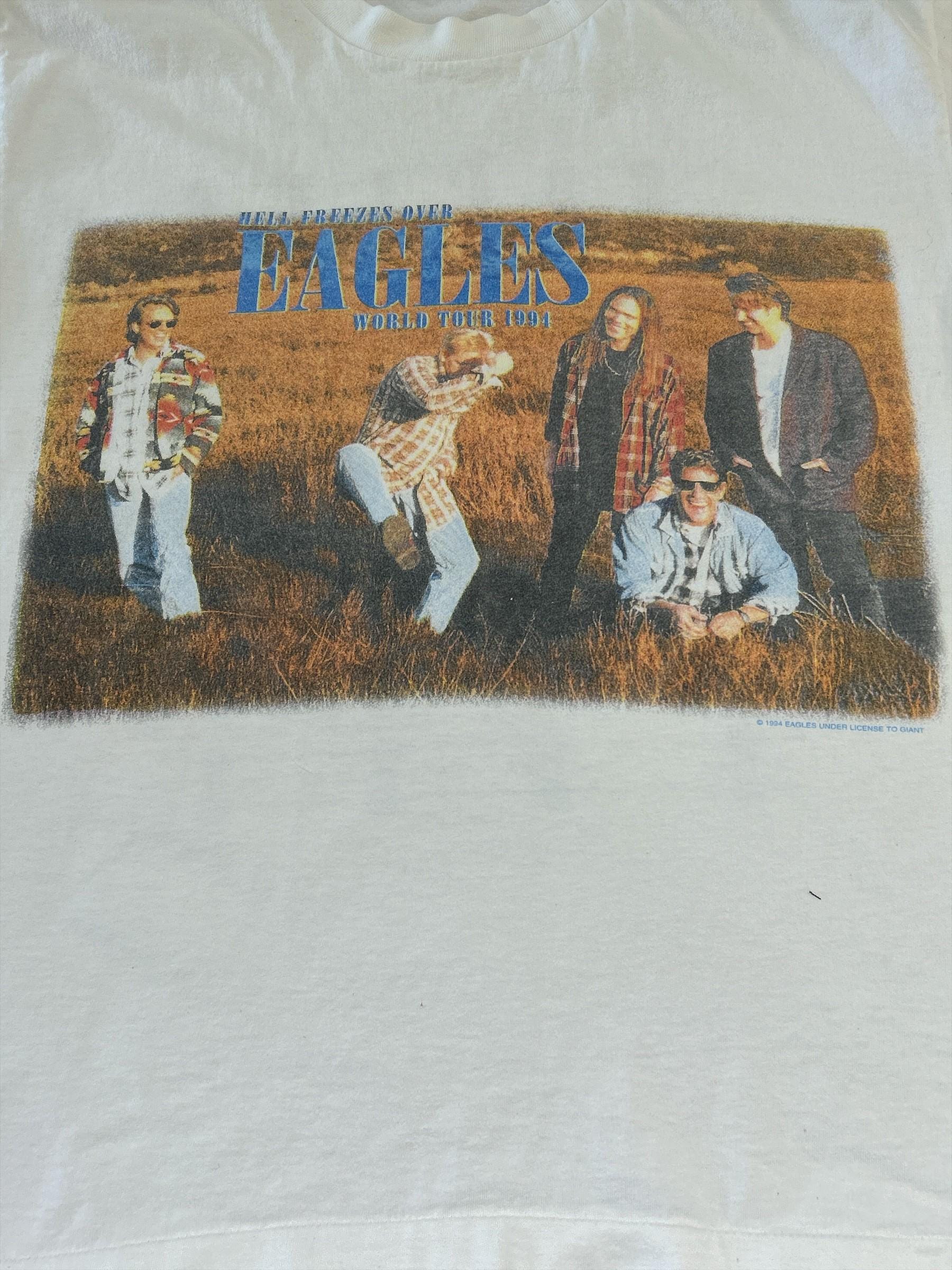 Vintage 1994 Eagles Hell Freezes Over World Tour T-shirt - Etsy