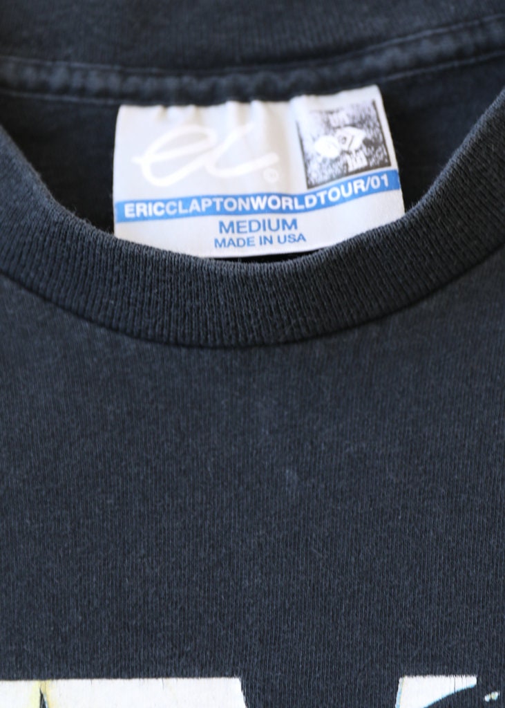 エリック・クラプトン 2001 ワールドツアー Tシャツ - Etsy 日本
