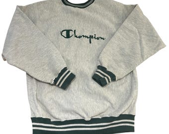 Sudadera vintage de tejido inverso Champion de los años 90