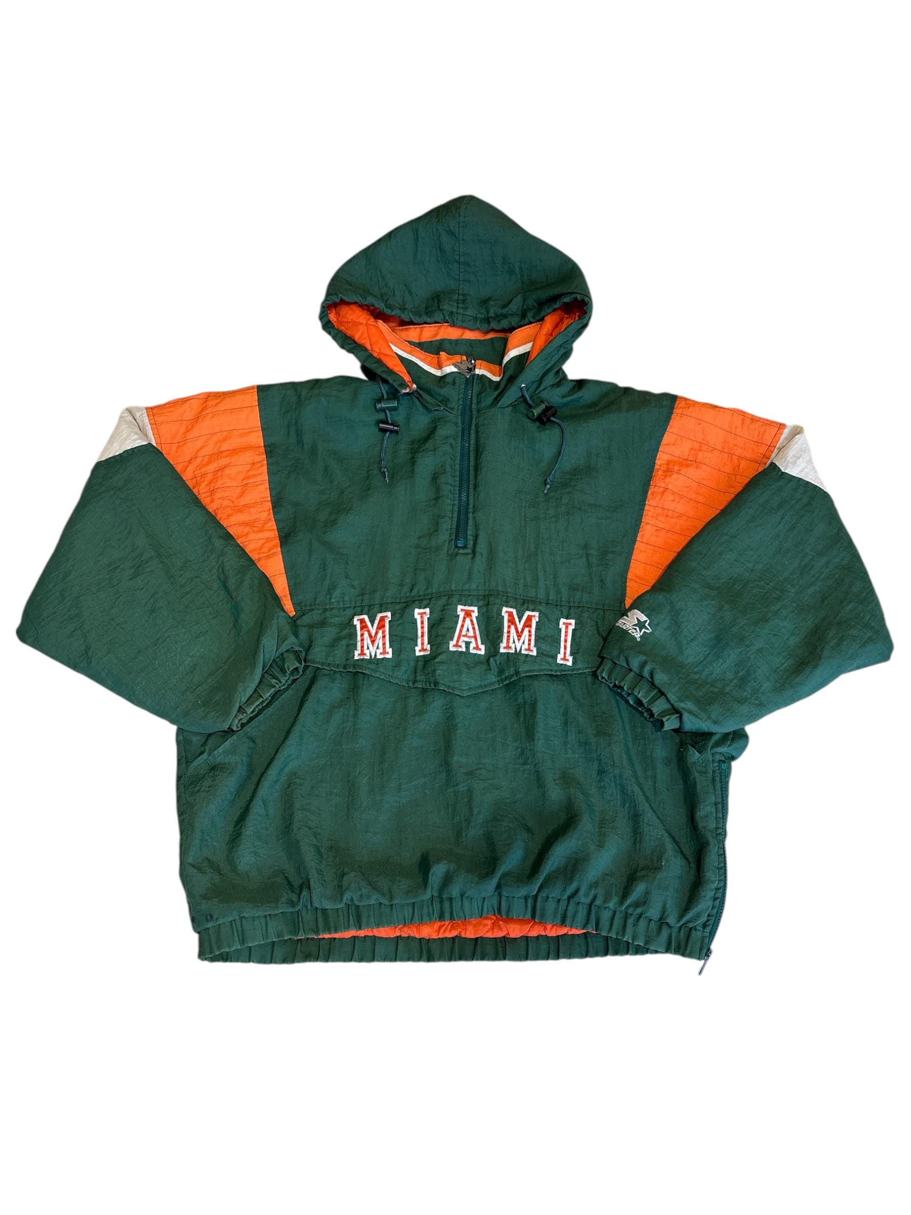 Vintage 90s Miami Hurricanes Starter Jacket - Etsy Finland