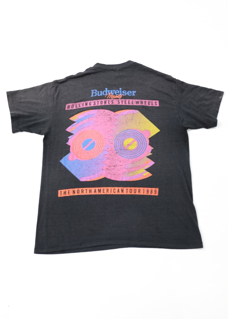 RARE 1989 Paper Thin Rolling Stones Steel Wheels T-shirt - Etsy