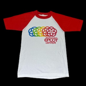 Vintage 80s Disney Epcot Center Raglan T-Shirt