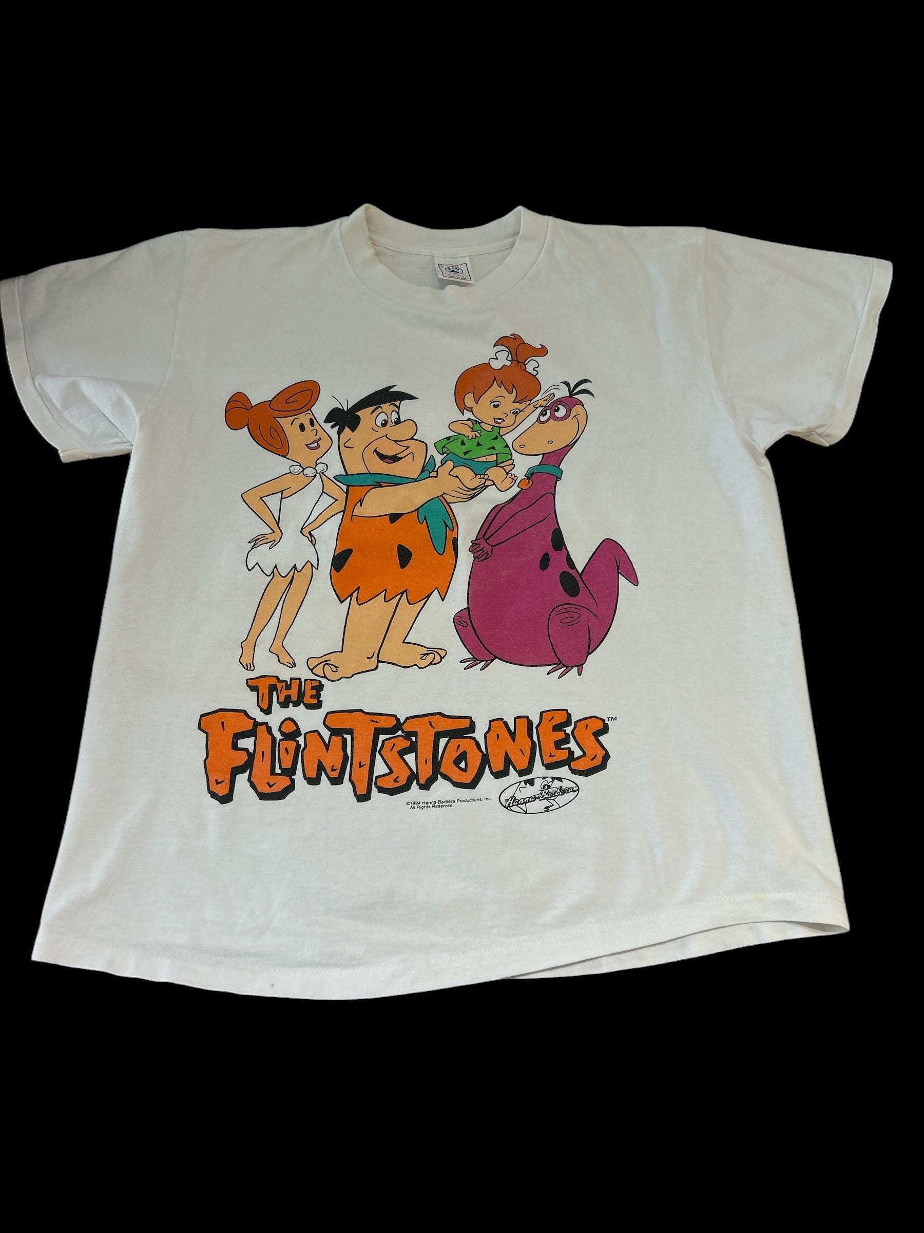 トップス 90s The Flintstone T-shirt made in USA Vintage 1994 the Flintstones T-shirt - Etsy