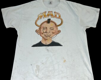 新しいTシャツ MAD Magazine アルフレッド・E・ニューマン ヘッド