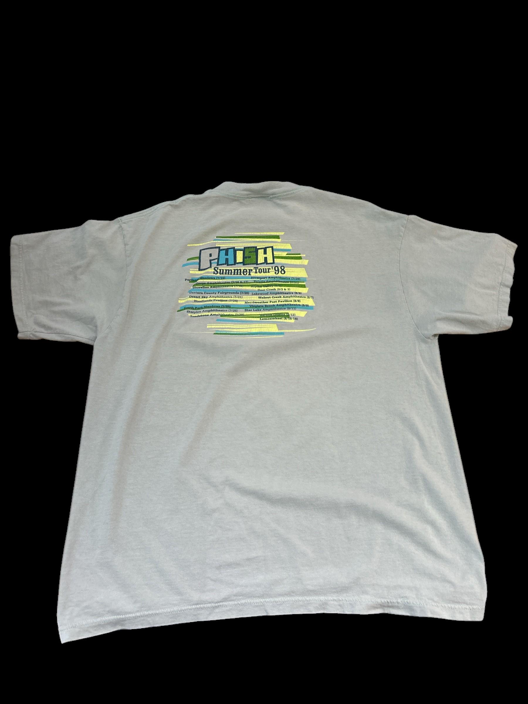Vintage 1998 Phish Summer Tour T-shirt - Etsy