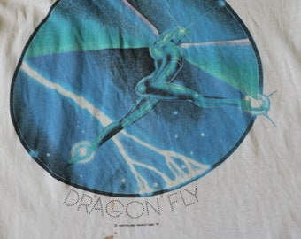 1975 ジェファーソン スターシップ ドラゴンフライ T シャツ - Etsy 日本