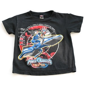 2000&#39;s kids power ranger s.p.d t shirt