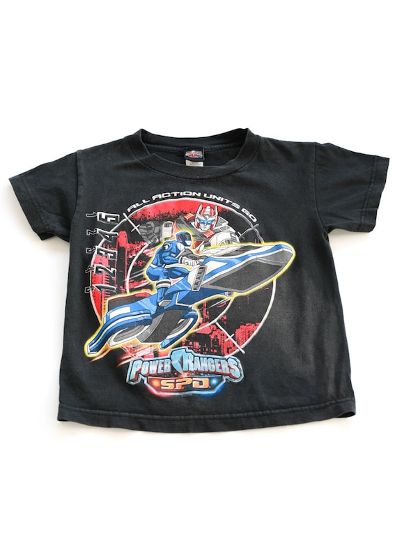 2000's kids power ranger s.p.d t shirt