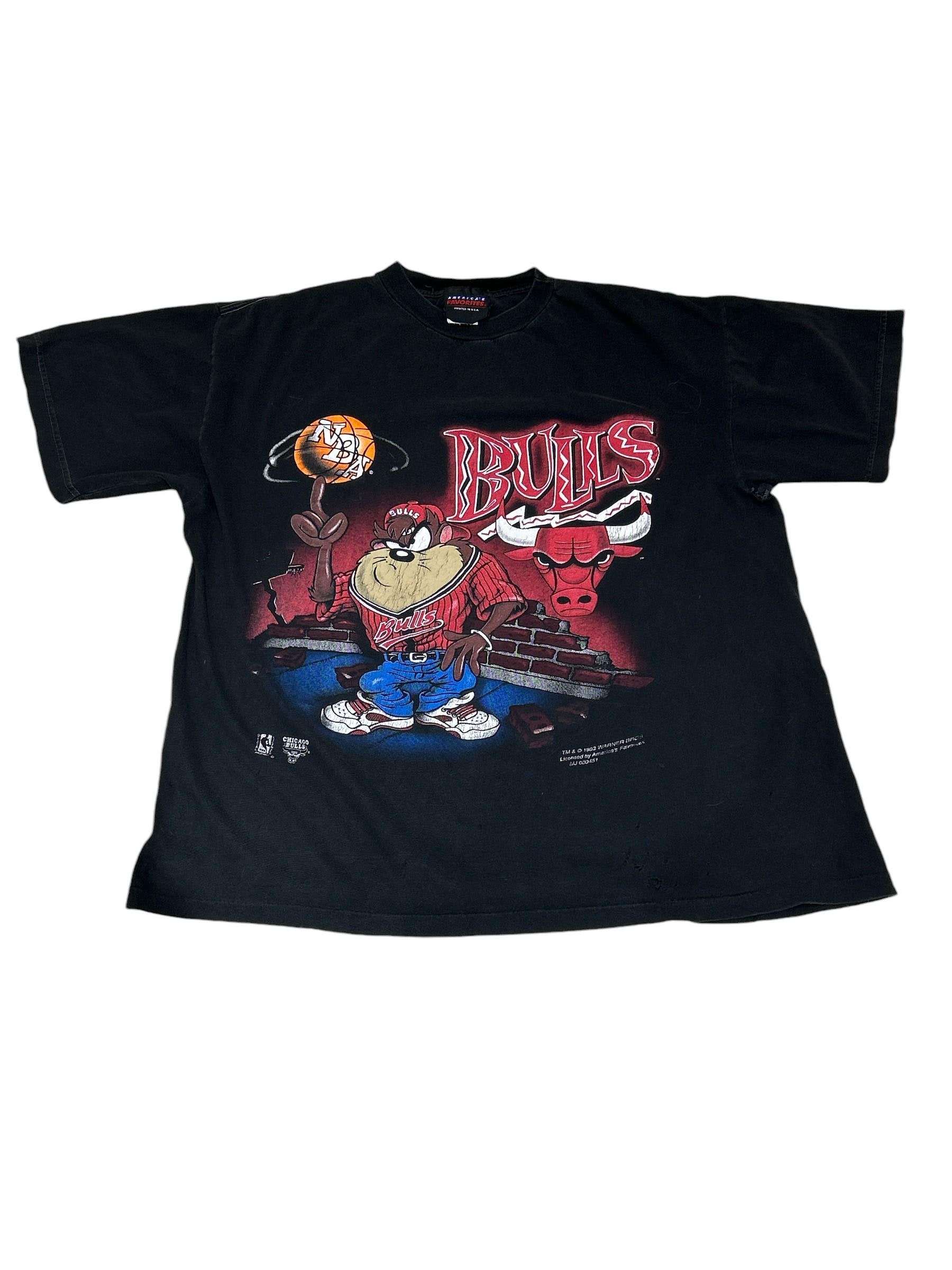 CHICAGO BULLS ヴィンテージ風 Tシャツ XL Vintage 1993 Chicago Bulls X Looney Tunes Taz Graphic T-shirt - Etsy