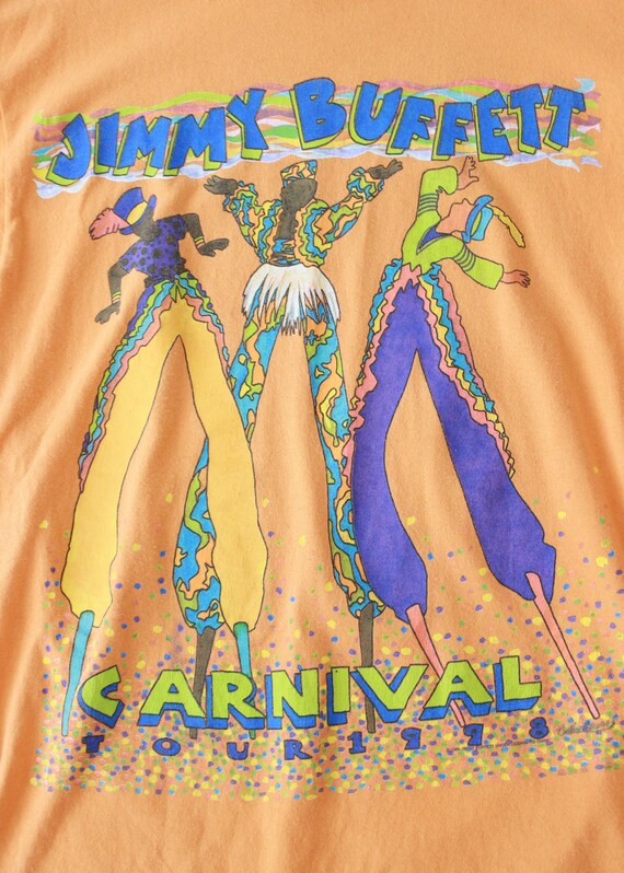 90s Jimmy Buffet Carnival T-shirt - image 3