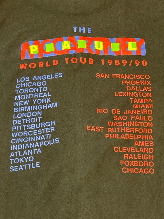 ヴィンテージ 1989/90 ポール・マッカートニー ワールドツアー Tシャツ 