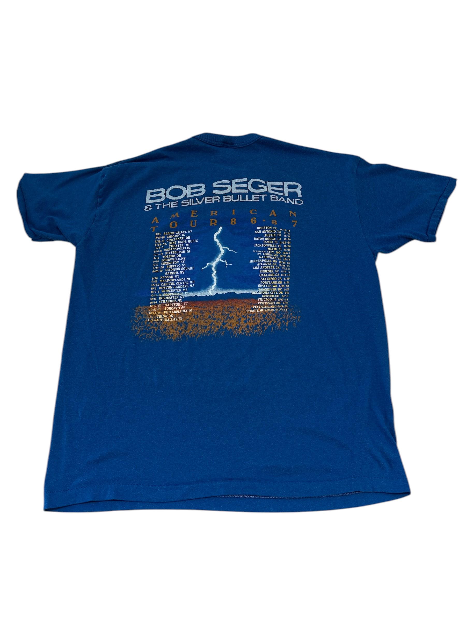 Vintage 86-87 Bob Seger American Storm Tour T-shirt - Etsy