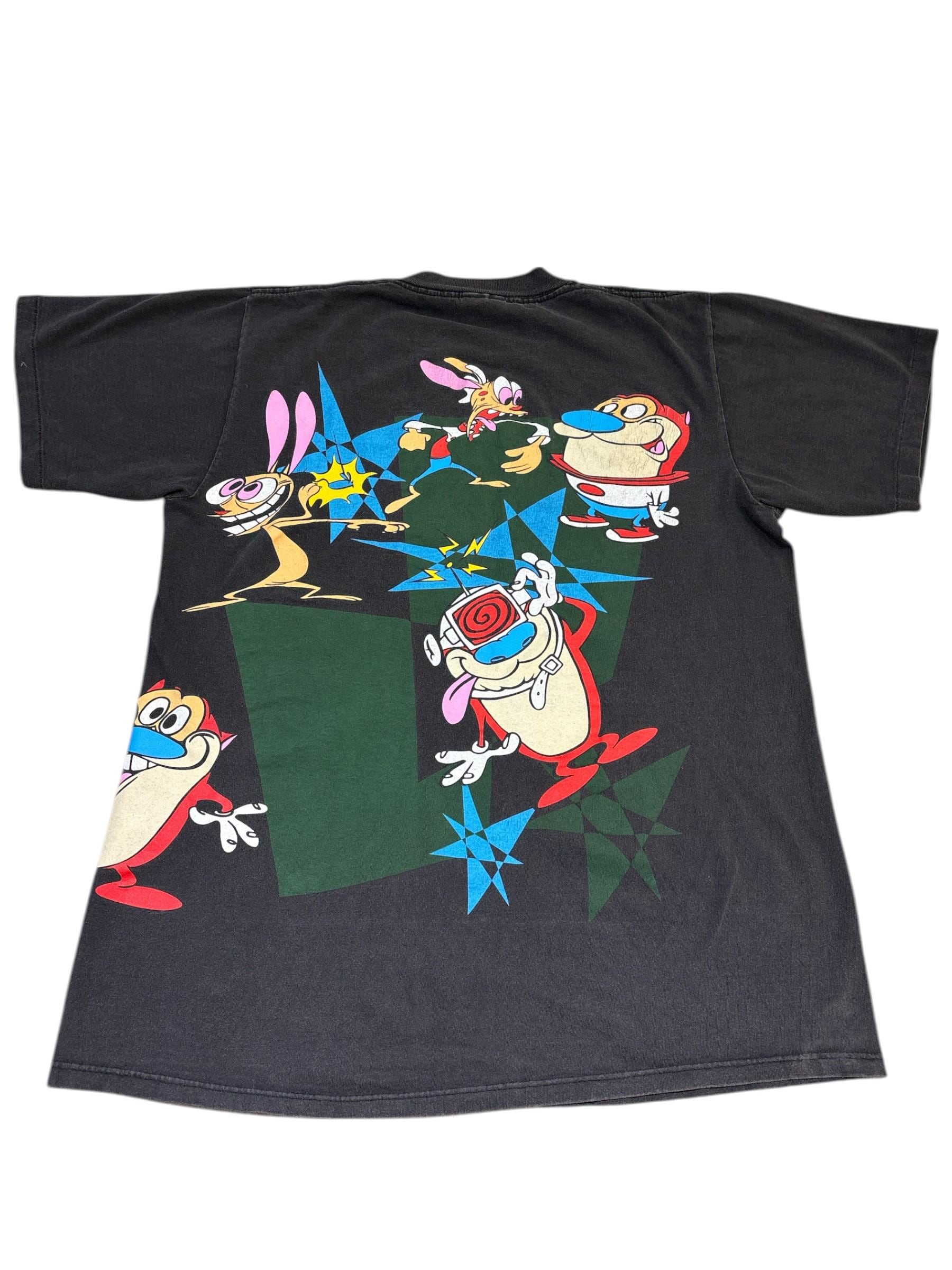 Vintage 1992 The Ren & Stimpy Show Tシャツ Vintage 1992 Nickelodeon the Ren & Stimpy Show T-shirt Size L - Etsy