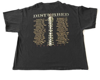 Disturbed 2009 Tour T-shirt - Etsy