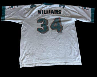 Reebok NFL Miami Dolphins Ricky Williams Football Jersey - Etsy
