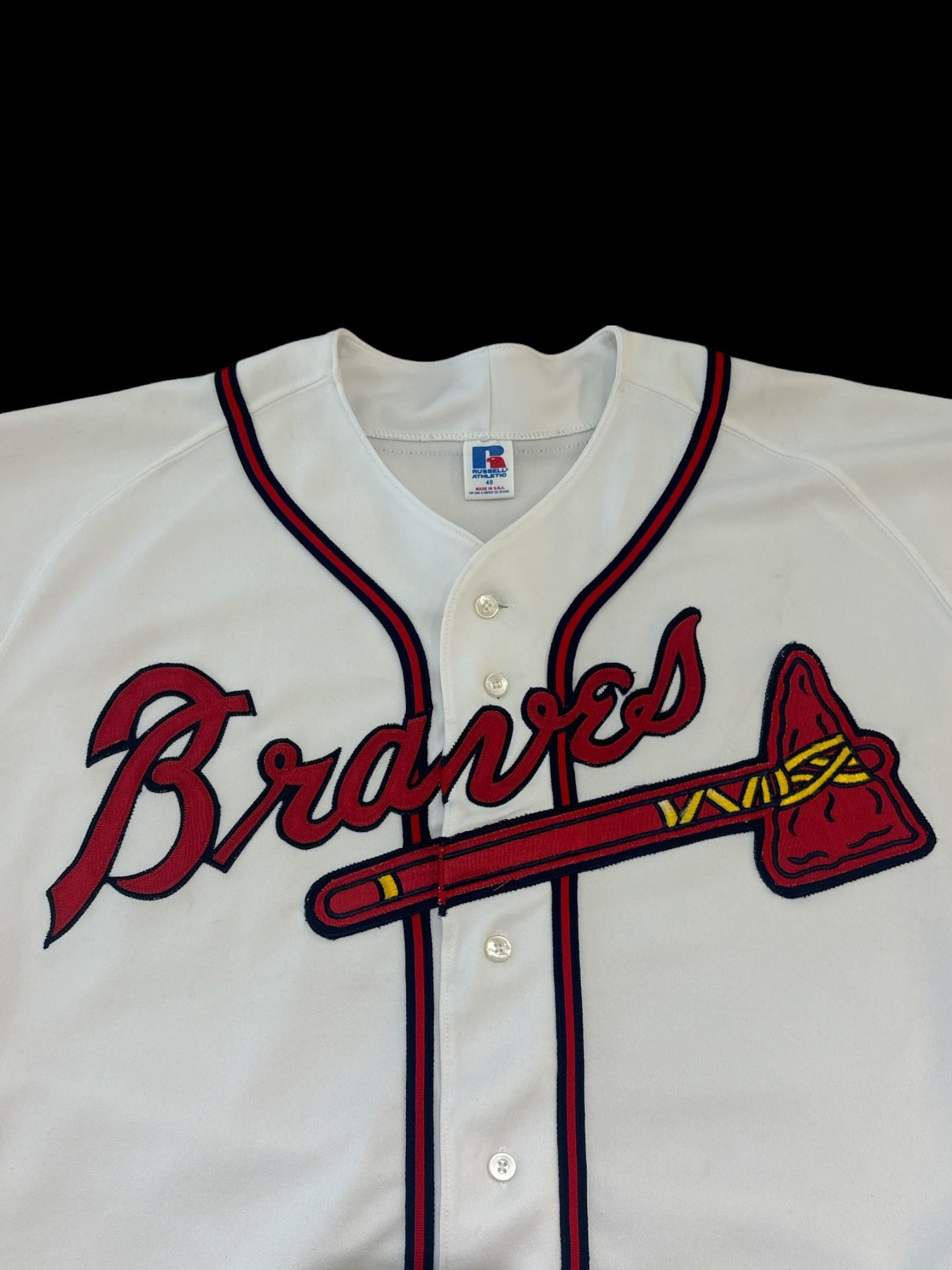 Vintage 90s Atlanta Braves Russell Athletic Authentic Diamond