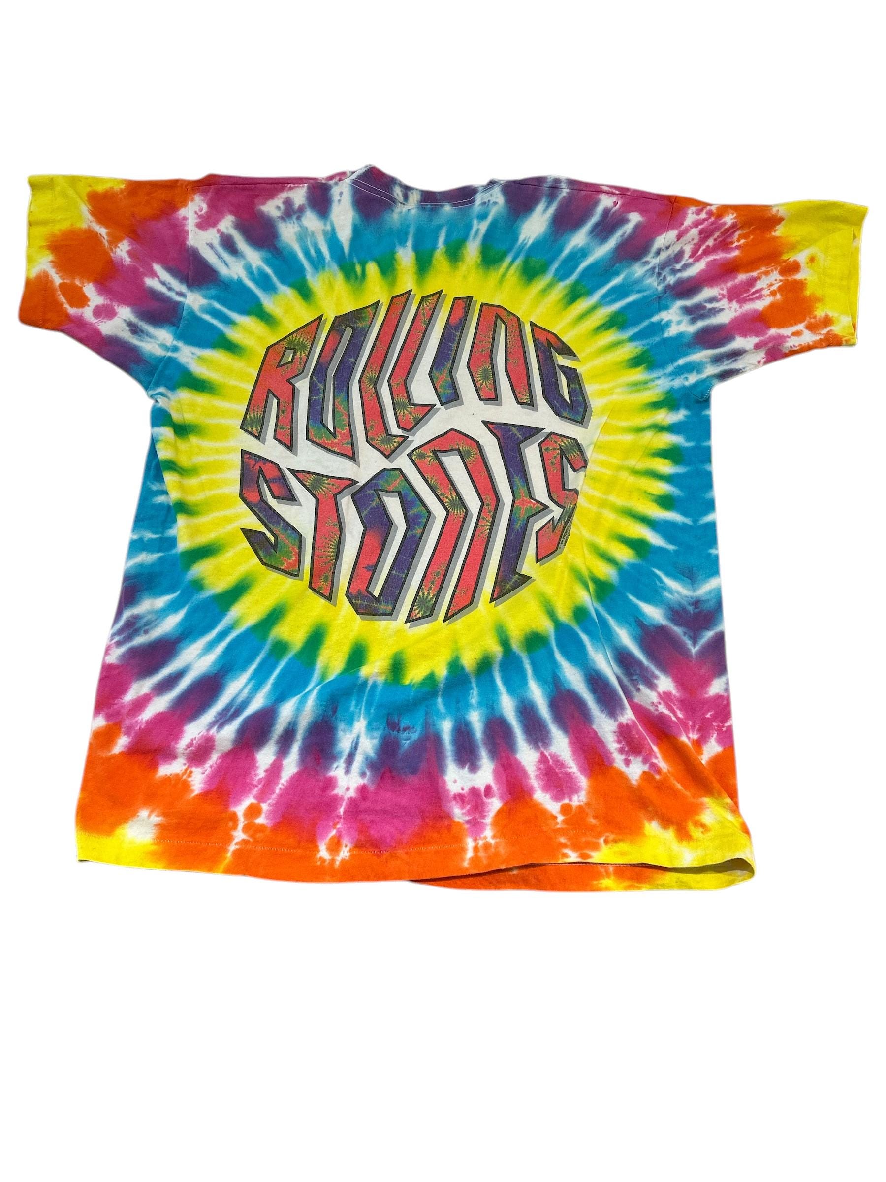 Vintage 1994 Rolling Stones Liquid Blue Tie Dye T-shirt - Etsy