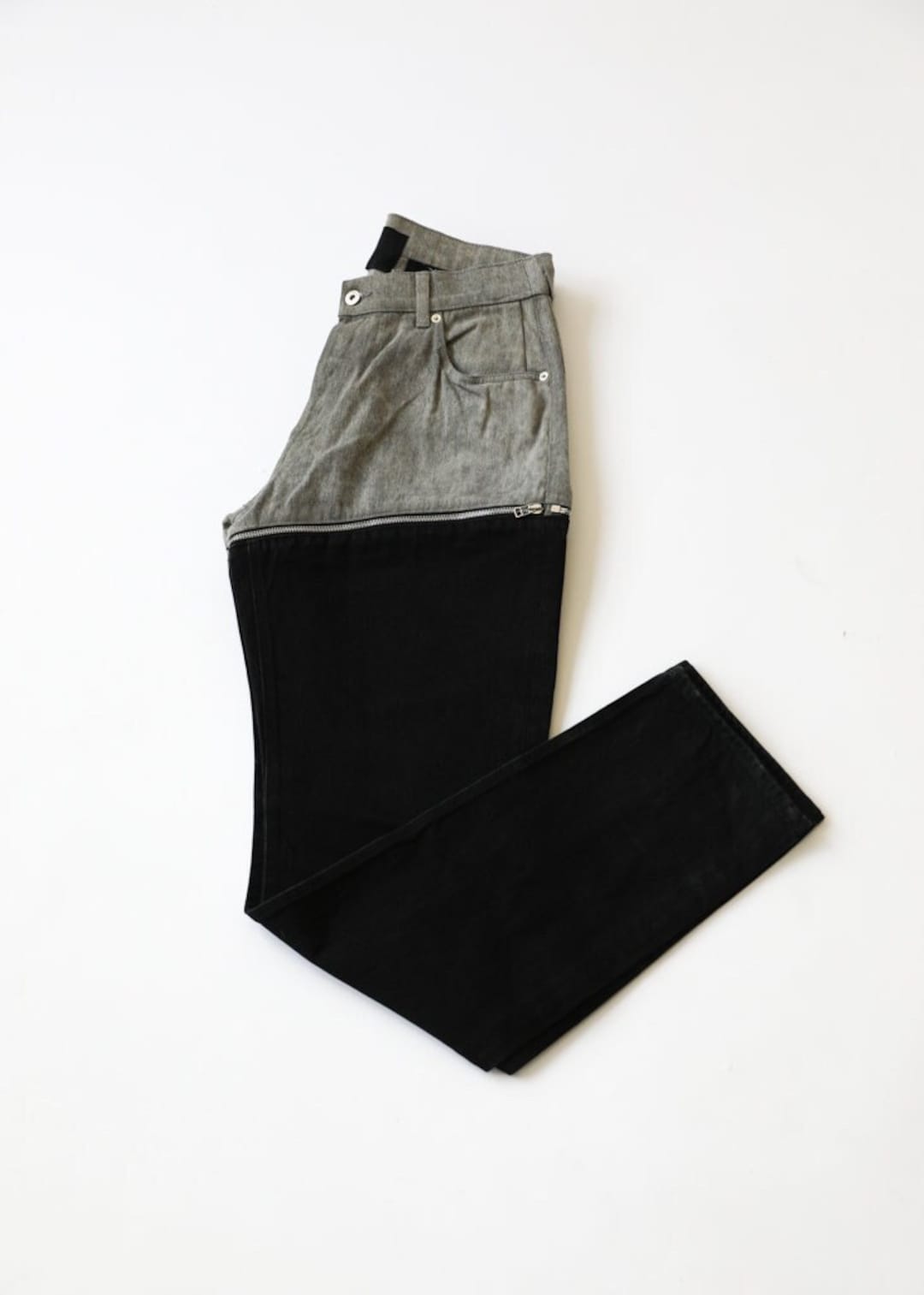 HOOD BY AIR ブラックデニムパンツ HOOD BY AIR ジップオフデニム - Etsy 日本