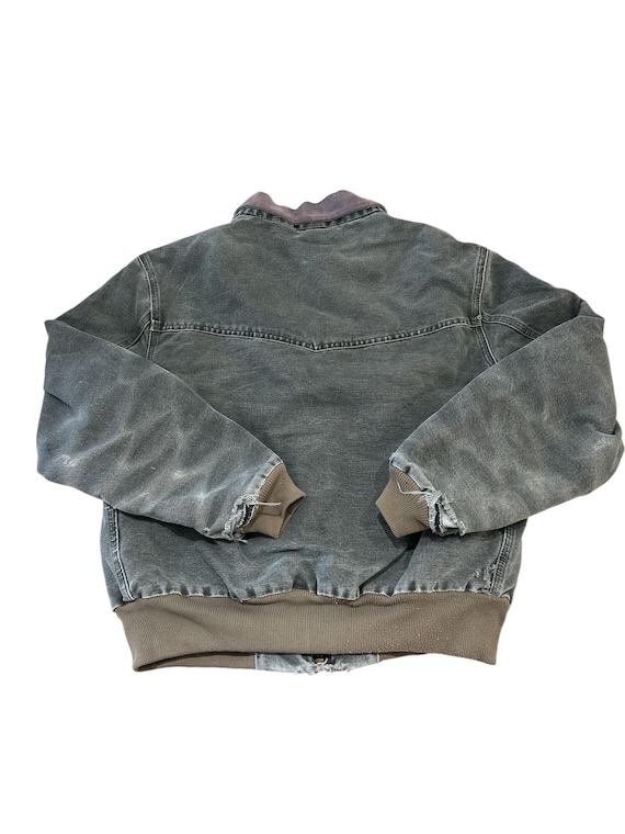 Vintage Carhartt Santa Fe Jacket Moss Green With Quilted Lining - Etsy