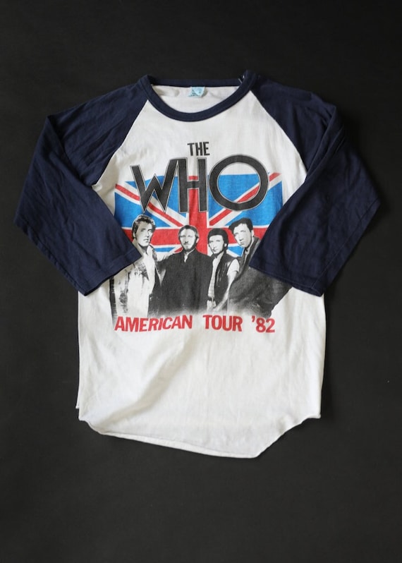 80s THE WHO AMERICAN TOUR ‘82 バンドTシャツ 1982 VINTAGE 80s THE WHO AMERICAN TOUR '82 CONCERT T-SHIRT