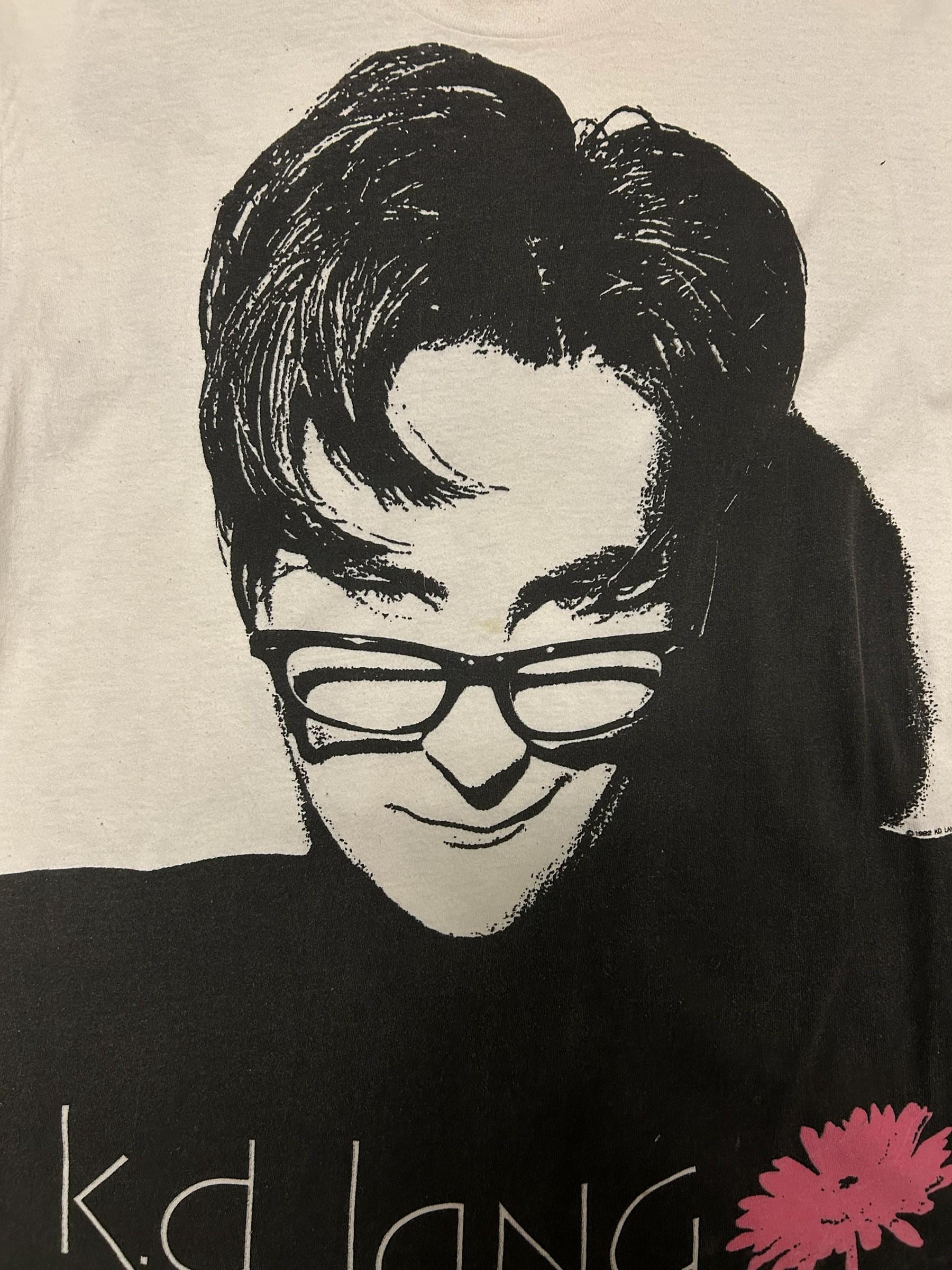 Vintage KD Lang 1992 Tour T-shirt - Etsy