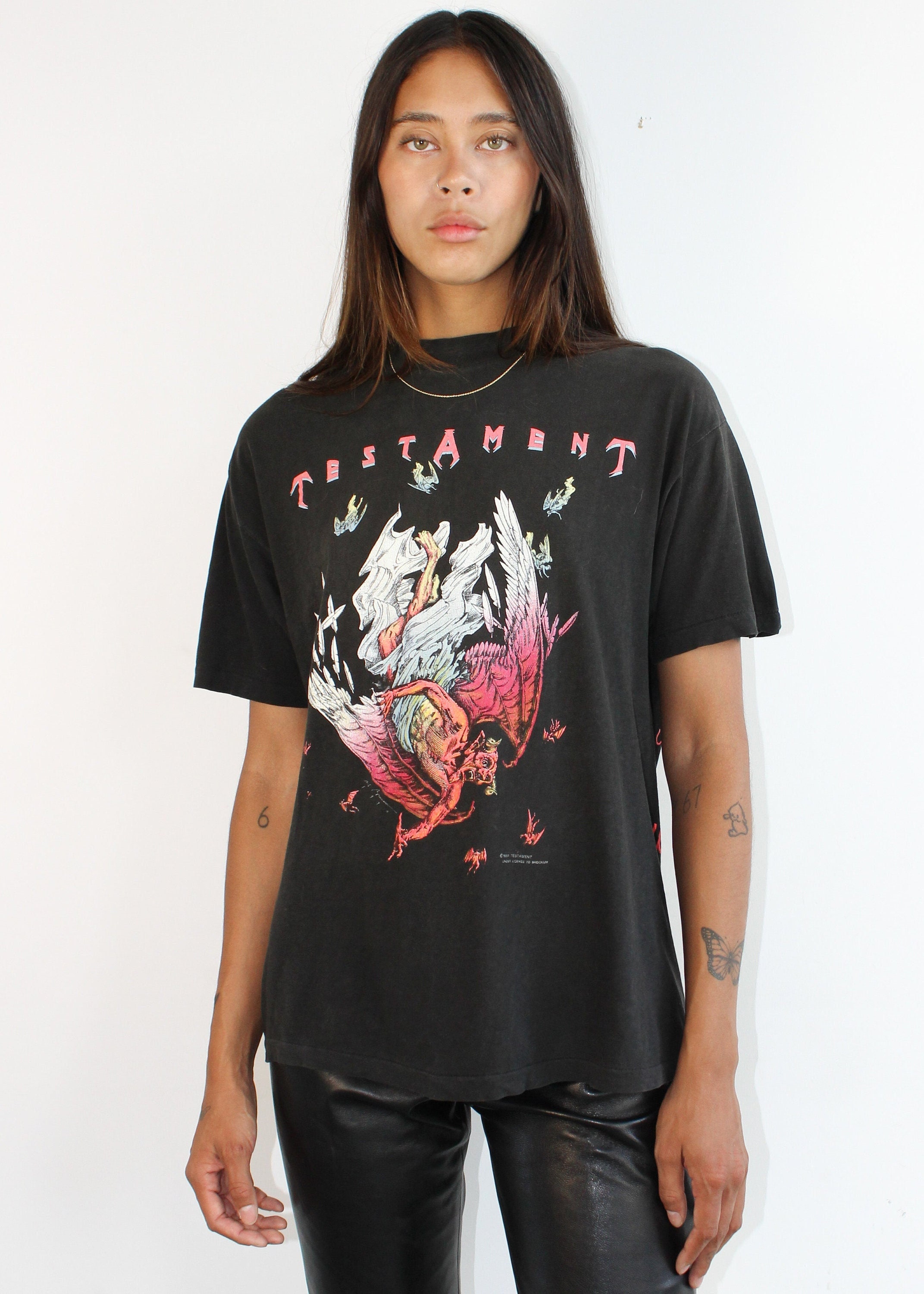 Original TESTAMENT Vintage 1989 CALIFORNIA Tour T SHIRT