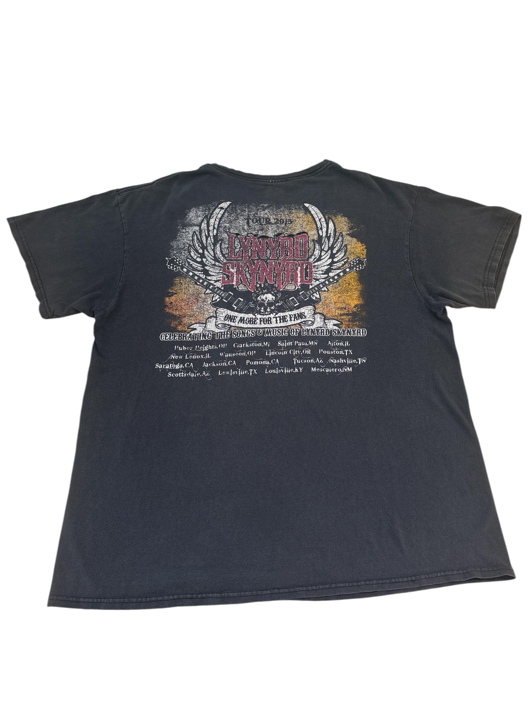 Lynyrd Skynyrd 2015 One More Time for the Fans Tour T-shirt - Etsy