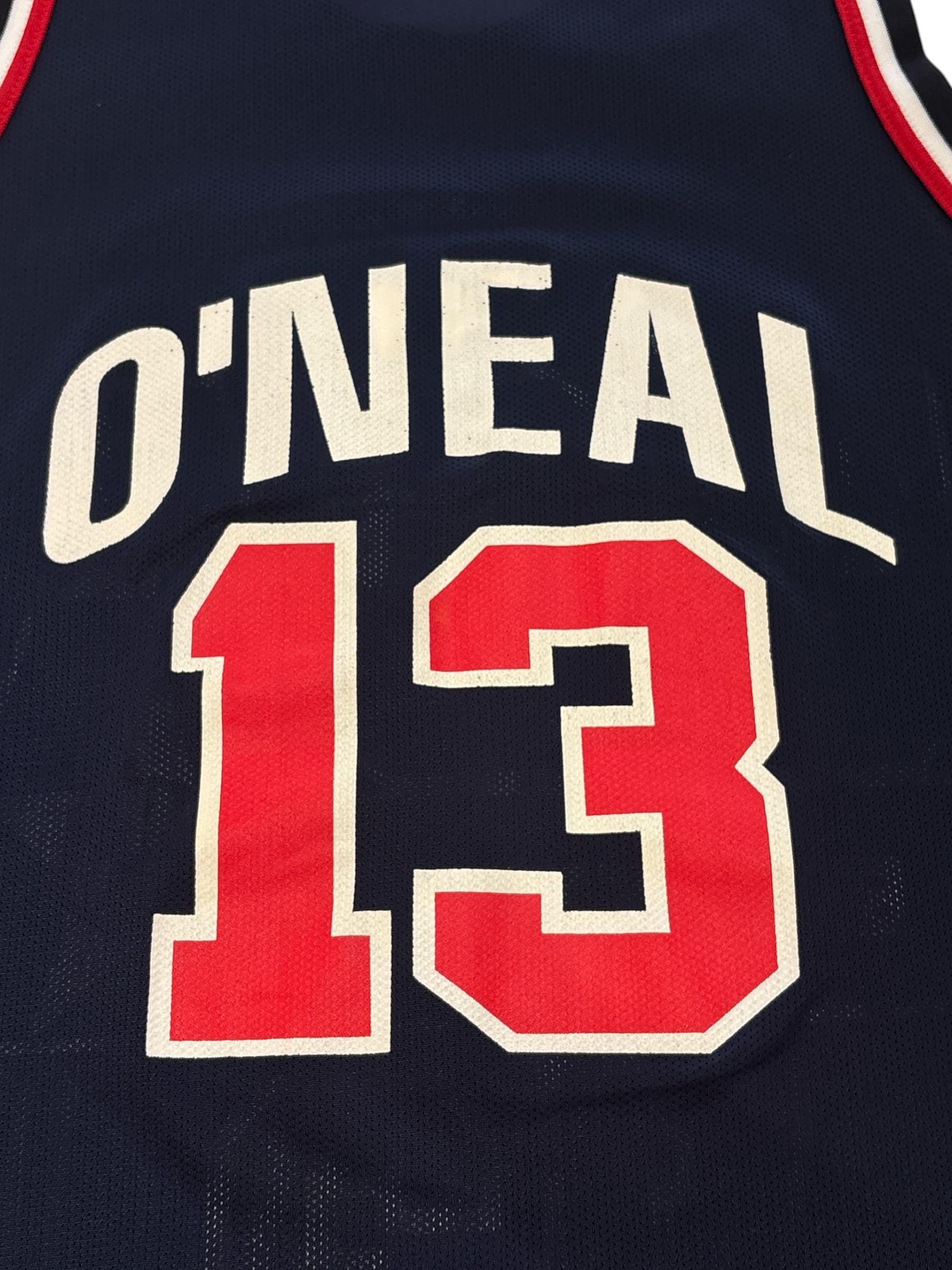 Vintage 1996 #13 Shaquille O'neal Team USA Basketball Champion