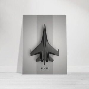 Sukhoi Su-27 Flanker Russisches Kampfflugzeug 3D-Modell