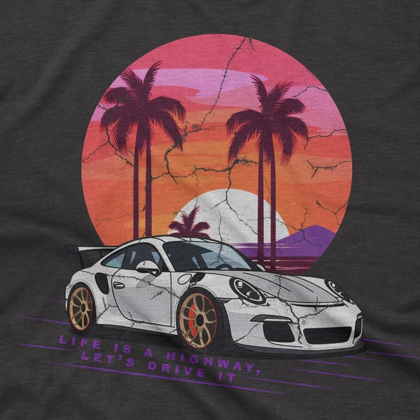 Porsche Gt3rs T Shirt - Etsy UK