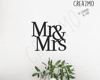 Déco Murale "Mr&Mrs"