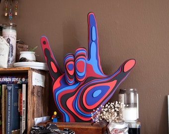 Friendly Neighborhood Hand Sculpture
