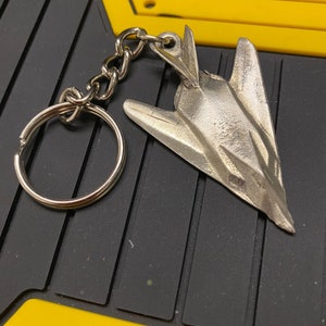 keyring Airplane Aircraft Stealth fighter Bomber F-117 Nighthawk key chain metal skunkworks