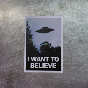 10 STICKER PACK I want to believe Inspired Vinyl Decal Pack of 10 Choose Designs!