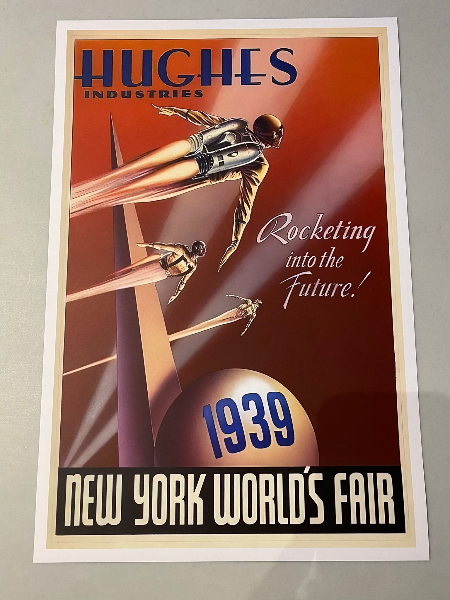 The Rocketeer World Fair Poster - Etsy