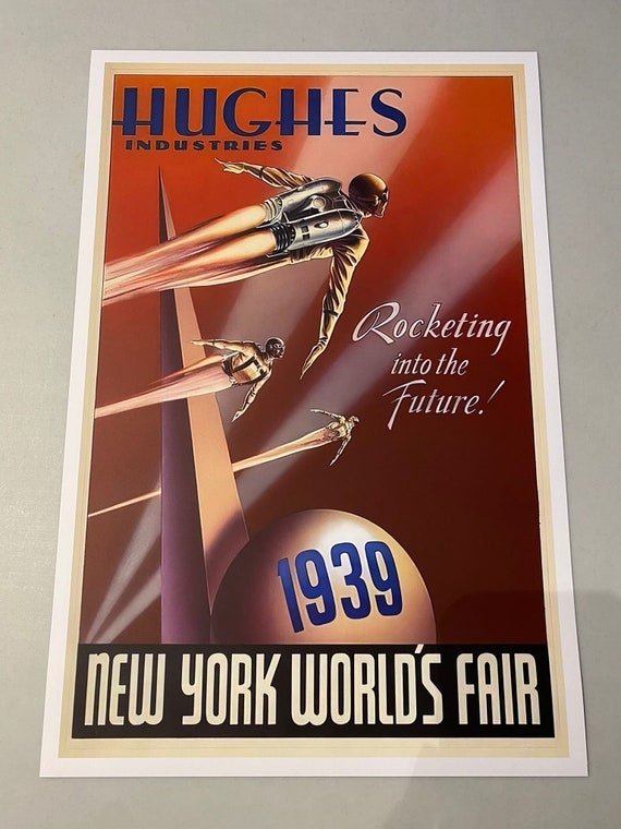 The Rocketeer World Fair Poster - Etsy