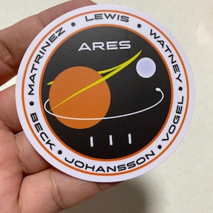 10 STICKER PACK Mars Mission Inspired Vinyl Decal Pack of 10 Choose Designs!