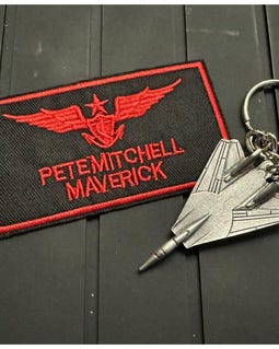 Eagle Crest F-15イーグル&F-14トムキャット ピンバッジセット F-14 Tomcat Keyring Keychain Patch Set Replica Maverick Gift