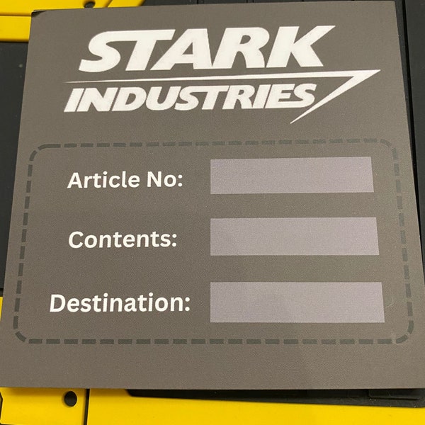 Stark Signature Sticker Stark Industries Decal - Etsy