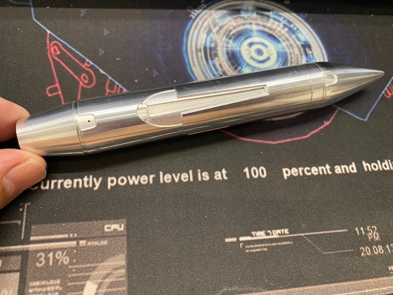 Iron Man 2 Hammer Industries Exwife Movie Prop Replica METAL Etsy